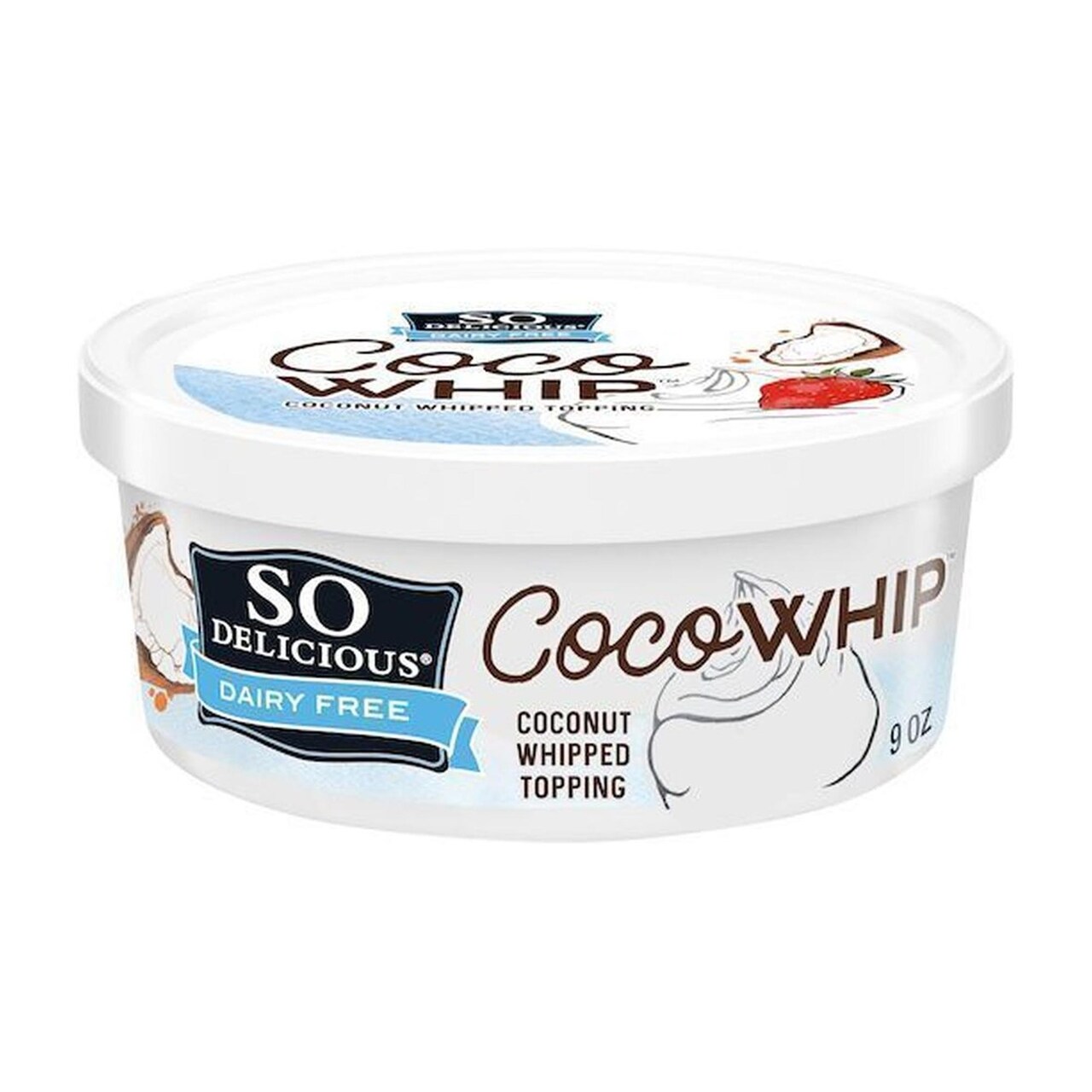 So Delicious Original Coconut Whip Dairy Free Whipped Topping 9 Ounce